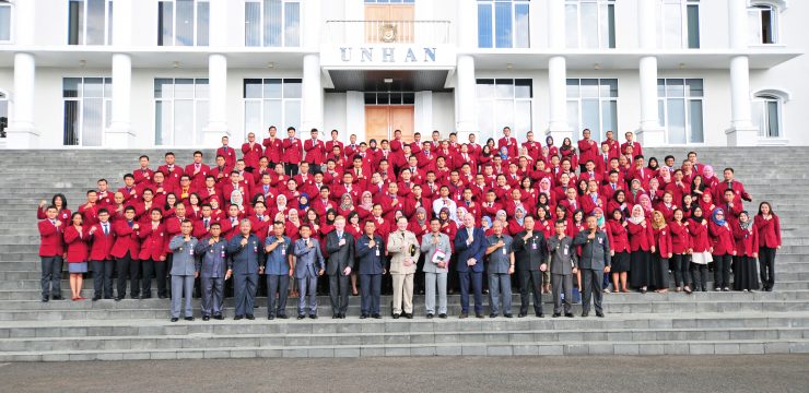 Air Commodore Jhon D Maas CBE. RAF Berikan Kuliah Umum di Unhan