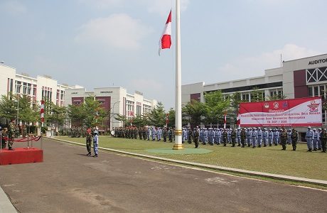 Unhan Selenggarakan Upacara Pembukaan Latihan Pendidikan Dasar Intelektual Bela Negara Bagi Mahasiswa Baru T.A 2017/2018