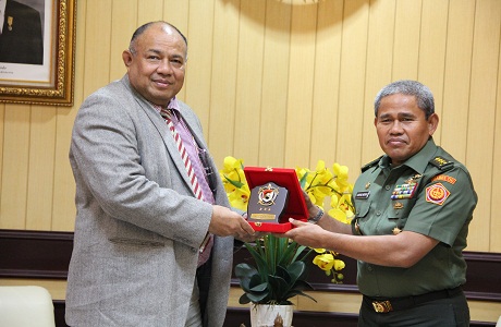 Rektor Unhan Menerima Kunjungan High Commisioner Fiji, Dubes Esala Teleni ( Ketua Keamanan Nasional )