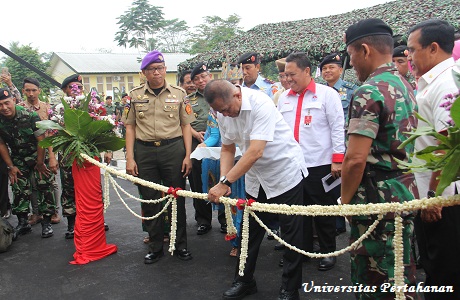 Menhan Meresmikan Pusdiklat Bela Negara