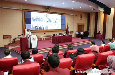 Mahasiswa Unhan Menerima Kuliah Umum dari Menteri Luar Negeri RI Retno L.P. Marsudi