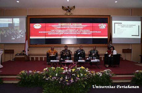 FMP Unhan Gelar Seminar Umum Terkait Optimalisasi Kantor Wilayah Kementerian Pertahanan dalam Meningkatkan Kemampuan Pertahanan Daerah