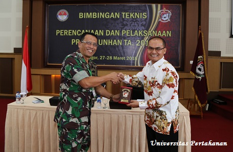 Unhan Gelar Bimbingan Teknis (Bimnis) Perencanaan dan Pelaksanaan Program Kerja dan Anggaran Unhan TA. 2018