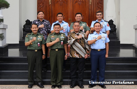 Mahasiswa Unhan Menerima Kuliah Umum dari Menhan RI  Tentang Integritas pemimpin yang berwibawa kebangsaan