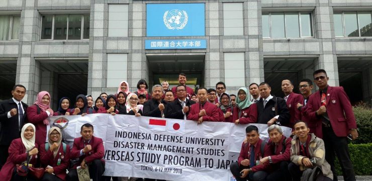 Mahasiswa Program Studi Manajemen Bencana (MB) FKN  Unhan Laksanakan KKLN ke Jepang