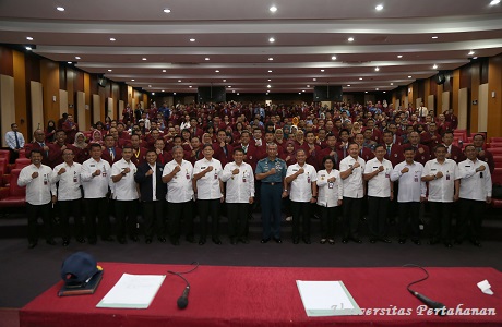 Mahasiswa Unhan Terima Kuliah Umum dari Kapushidrosal