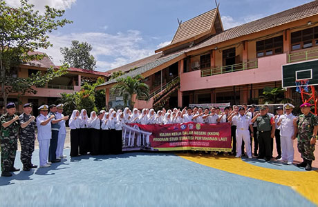 Prodi SPL melaksanakan Unhan Mengajar di SMA Negeri I Banjarmasin