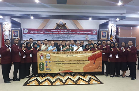 KKDN Mahasiswa FTP Unhan Laksanakan Seminar Bela Negara Bersama Universitas Tanjungpura Pontianak