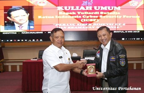 Mahasiswa Unhan Terima Kuliah Umum dari Ketua ICSF  tentang Perang Dimensi Ke 5 yang Bersifat Multidimensi