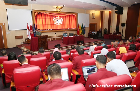 Kuliah Umum Askomlek Panglima TNI Laksma TNI Lutfi Syaefullah, S.H., M.M, MMDS