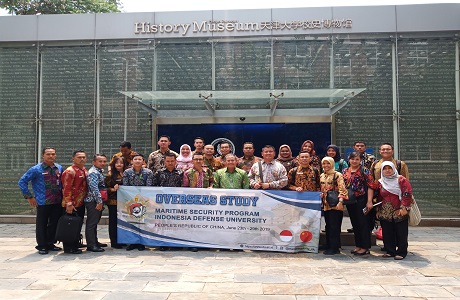 KKLN Fakultas Keamanan Nasional Unhan Studi Visit ke Universitas Tianjin China