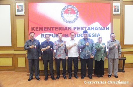 Menhan RI Silaturahmi dengan Rektor dan Dosen Unhan,  UPN ”Veteran” Jakarta, Yogyakarta dan Surabaya