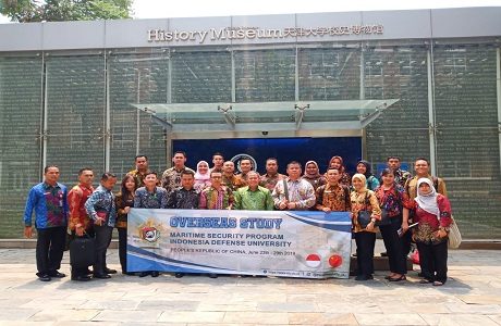 Mahasiswa Prodi Keamanan Maritim FKN Unhan study visit ke Universitas Tianjin (TJU) China