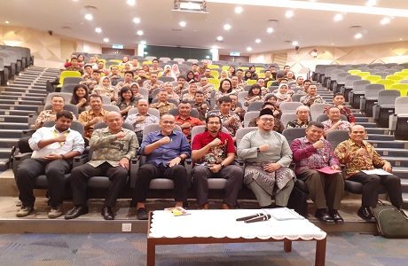 Mahasiswa Fakultas Manajemen Pertahanan (FMP) Universitas Pertahanan (Unhan) melaksanakan KKLN di Universiti Kebangsaan Malaysia (UKM), Selangor, Malaysia.