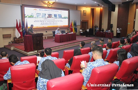 Kuliah Umum oleh Kepala Badan Nasional Penanggulangan Terorisme yang diwakili oleh Marsda TNI Dr. A. Adang Supriyadi, S.T., M.M