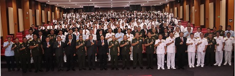 Rektor Unhan Pimpin Upacara Pembukaan Pendidikan Program Magister dan Doktor Ilmu Pertahanan