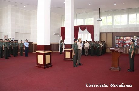 Unhan Laksanakan Acara Laporan Korps Kenaikan Pangkat Personel Unhan  periode 1 Oktober 2019