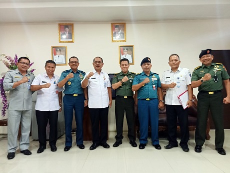 Tim Fakultas Strategi Pertahanan Berkunjung Ke Sulawesi Utara