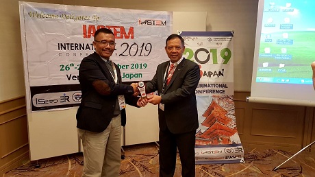 Unhan Ikuti Acara IASTEM (International Academy of Science, Technology, Engineering and Management) International Conference 2019