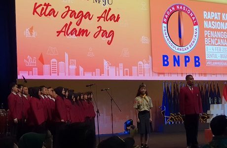 Mahasiswa MB Unhan Tampilkan Paduan Suara pada Rakornas PB 2020 di SICC Sentul