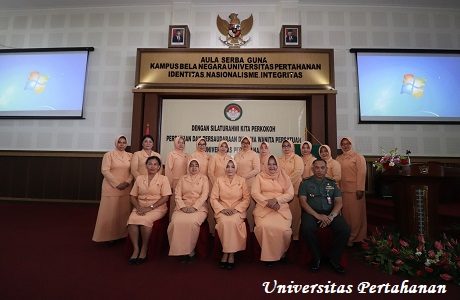 Dharma Wanita Persatuan Universitas Pertahanan Gelar Pertemuan Rutin Triwulan