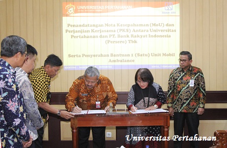 MoU Unhan dengan Bank BRI