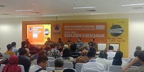 Civitas Akademika Unhan dan Fakultas Keamanan Nasional Hadiri Rakornas BNPB 2020