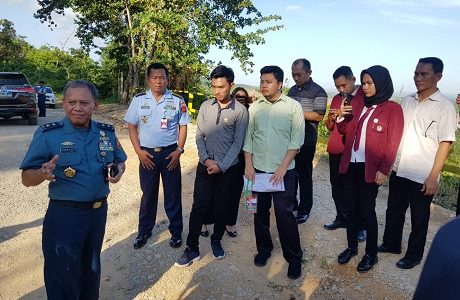Fakultas Keamanan Nasional Unhan Tinjau Titik Nol      Ibu Kota Negara di Penajam Paser Utara Kaltim