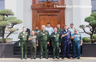 Unhan Terima Kunjungan Chief of The Military Academy  Of The General Staff Of The Russian Armed Forces