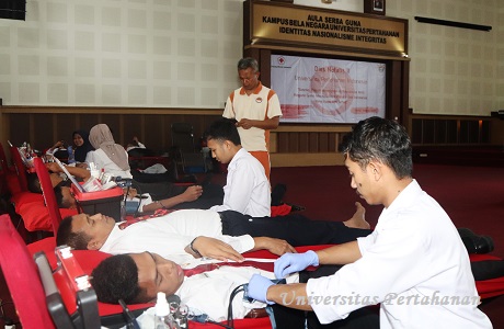 Sambut Dies Natalis Unhan ke-11 Civitas Akademika Unhan Gelar Kegiatan Donor Darah