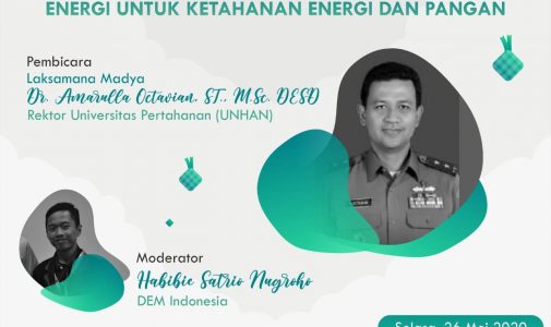 Rektor Unhan Sebagai Pembicara Tunggal Pada Webinar Tentang Penguatan Energi