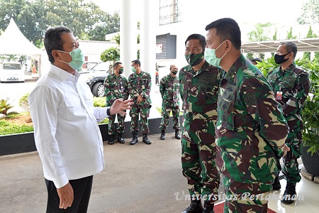 Menhan RI Meninjau Kampus Pasca Sarjana S2 dan S3 Unhan di Salemba