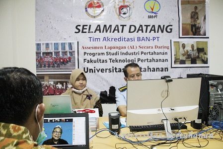 Unhan Laksanakan Akreditasi Prodi Industri Pertahanan Fakultas Teknologi Pertahanan