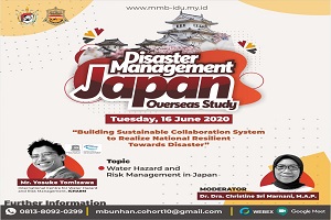 KKLN melalui Daring Prodi Manajemen Bencana FKN Unhan Kerjasama dengan ICHARM Jepang