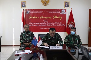 Fakultas Strategi Pertahanan Gelar Acara KKLN Secara Daring
