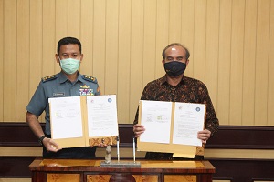 Unhan Laksanakan Penandatangan MoU dengan BSSN