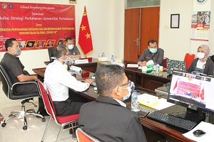 Seminar Online Fakultas Strategi Pertahanan Unhan