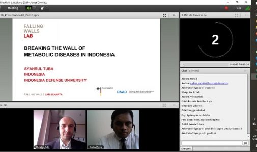 Dosen Fakultas Farmasi Militer Unhan Sebagai Finalis dalam Falling Walls Labs Jakarta 2020