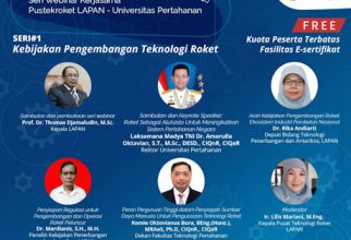 Ikuti Seri Webinar Kerja Sama Pustekroket LAPAN dengan Universitas Pertahanan