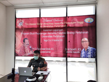Unhan Terima Tim Asesmen Lapangan BAN-PT Dalam rangka Akreditasi Program Studi S2 Peperangan Asimetris
