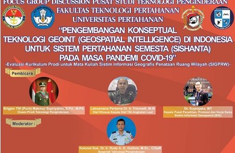FGD Pusat Studi Penginderaan Fakultas Teknologi Pertahanan Unhan  bahas Pengembangan Konsep Geospatial Intelligent