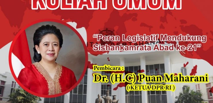Kuliah Umum Ketua DPR RI Dr . (H.C) Puan Maharani