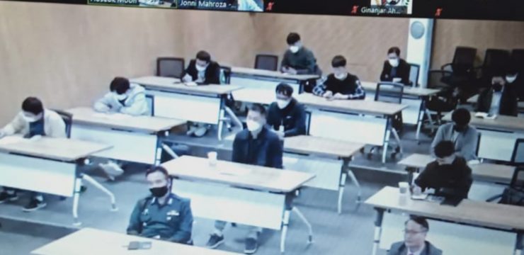 Unhan Melaksanakan Visiting Professor dengan KNDU Secara Daring