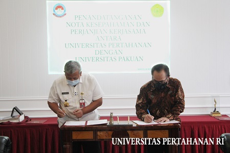 MoU Universitas Pertahanan RI dengan Universitas Pakuan