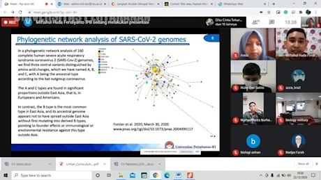 Dinamika Genetika SARS-CoV2 Pada Manusia
