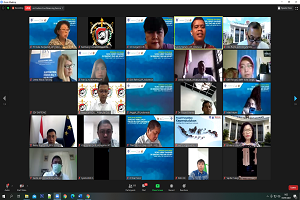 Rektor Unhan Berikan Sambutan Pada LIPI International Virtual Seminar “Facing Current Challenges of Democracy, Peace and Security”