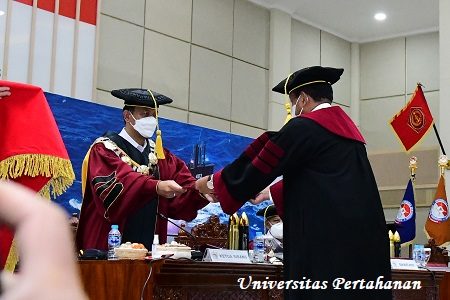 Unhan Laksanakan Sidang Terbuka Promosi Doktor Ilmu Pertahanan untuk Promovendus Laksda TNI Moelyanto, M.Si (Han)