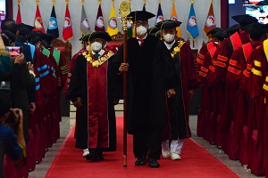 Unhan RI Laksanakan Sidang Senat Terbuka Wisuda Program Magister (S2) dan Doktoral (S3) serta Dies Natalis  ke-12