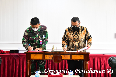 Unhan RI Laksanakan MoU dengan PT Charta Putra Indonesia dan Institute For Essential Services Reform (IESR)