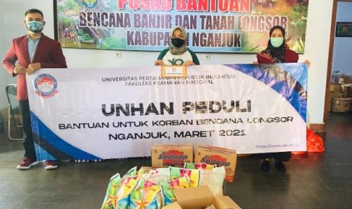 Unhan RI Peduli Bencana Berikan Bantuan Sosial Bagi  Korban Banjir dan Tanah Longsor di Kabupaten Nganjuk-Jawa Timur